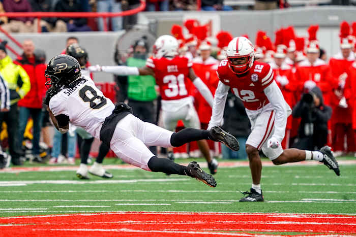 NU vs. Purdue 2023 - Omar Brown defends TJ Sheffield